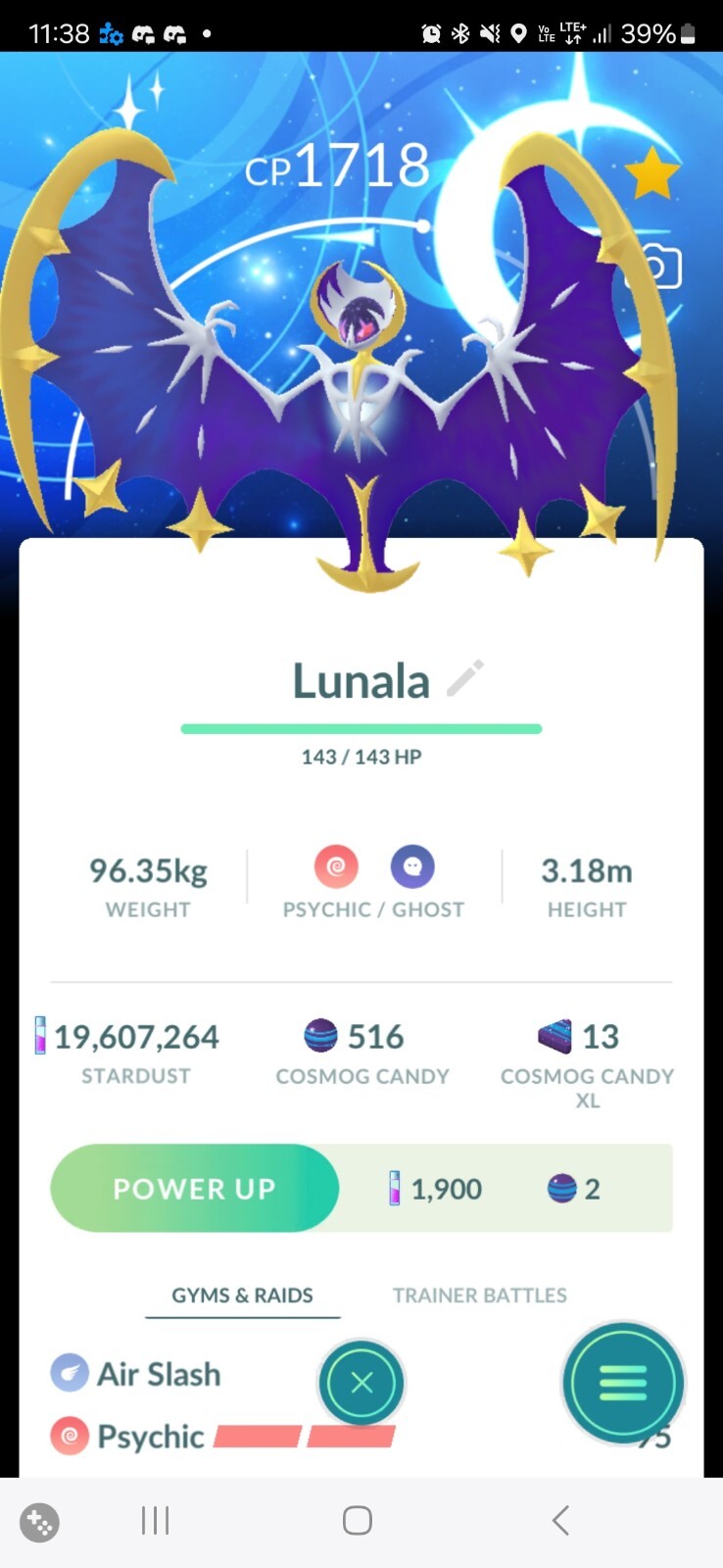 Lunala Special Moon Bg