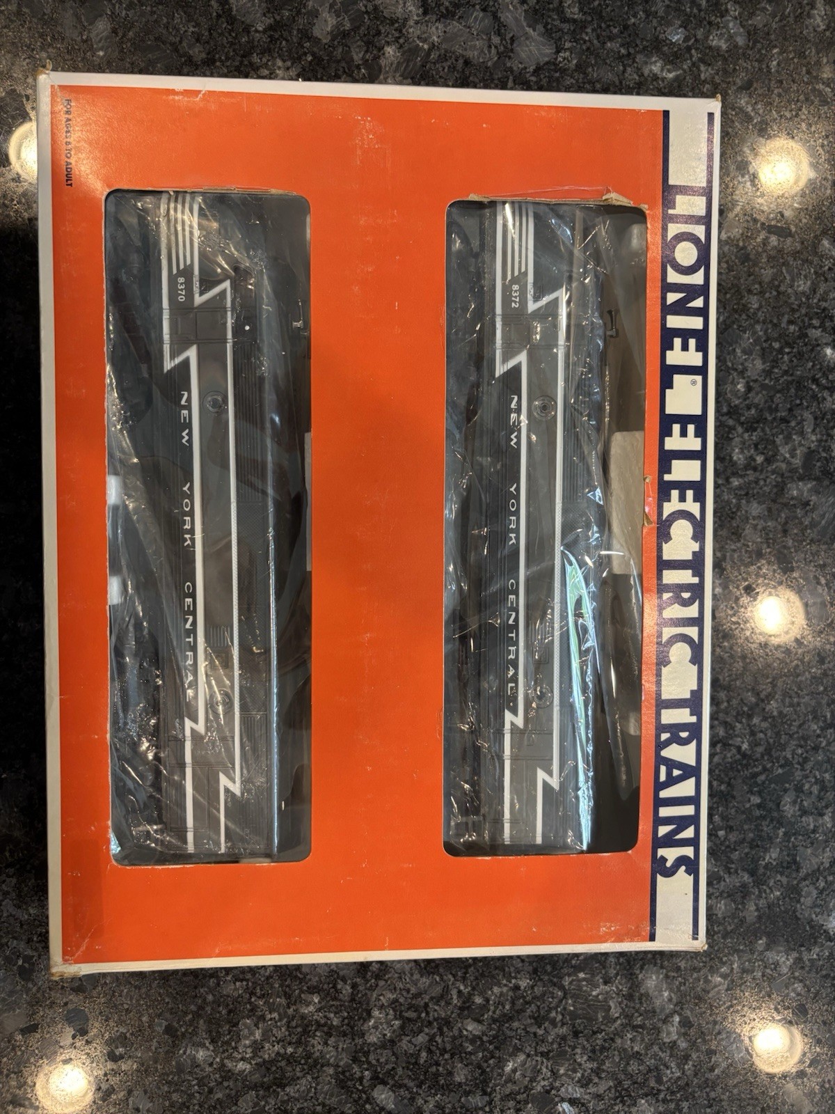 Lionel 8370 8372 New York Central F3AA Diesel Locomotives - Unrun - Original Box