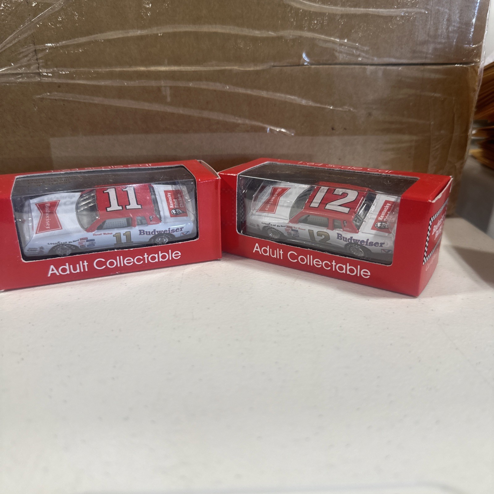 NEIL BONNETT, #12 & DARRELL WALTRIP, #11,  1/64 RCCA 1984 BUDWEISER MONTE CARLOS