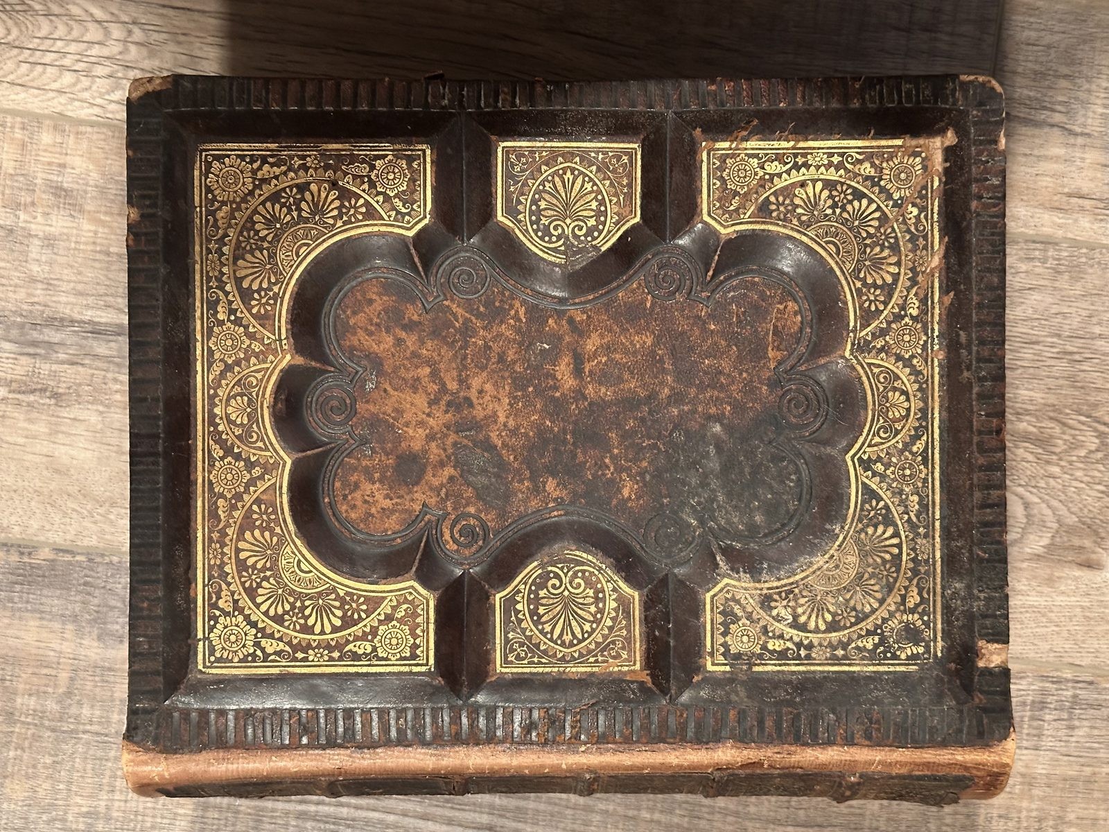 1879 German Family Bible Holman Leather Antique Luther Illustrated Large