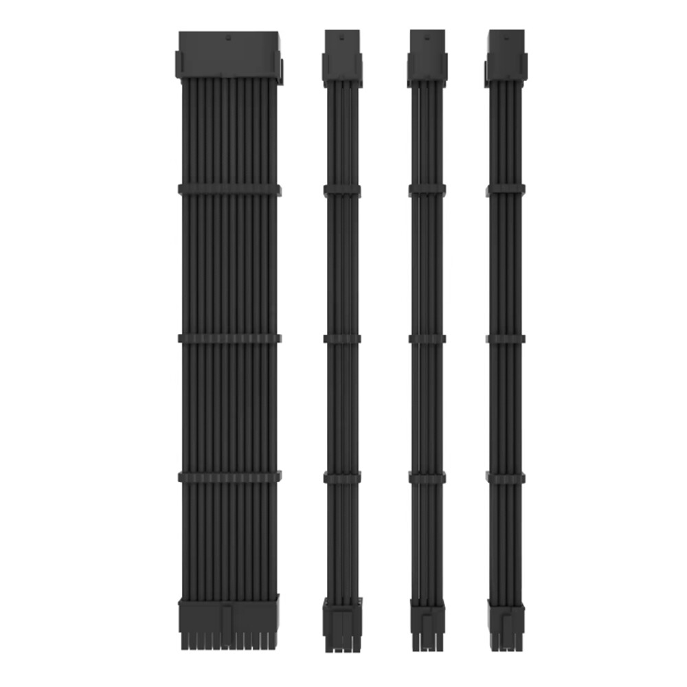 PC Gaming Desktop ATX 24PIN 8PIN 6+2PIN Braided 18AWG Extension Cable Wire Mod