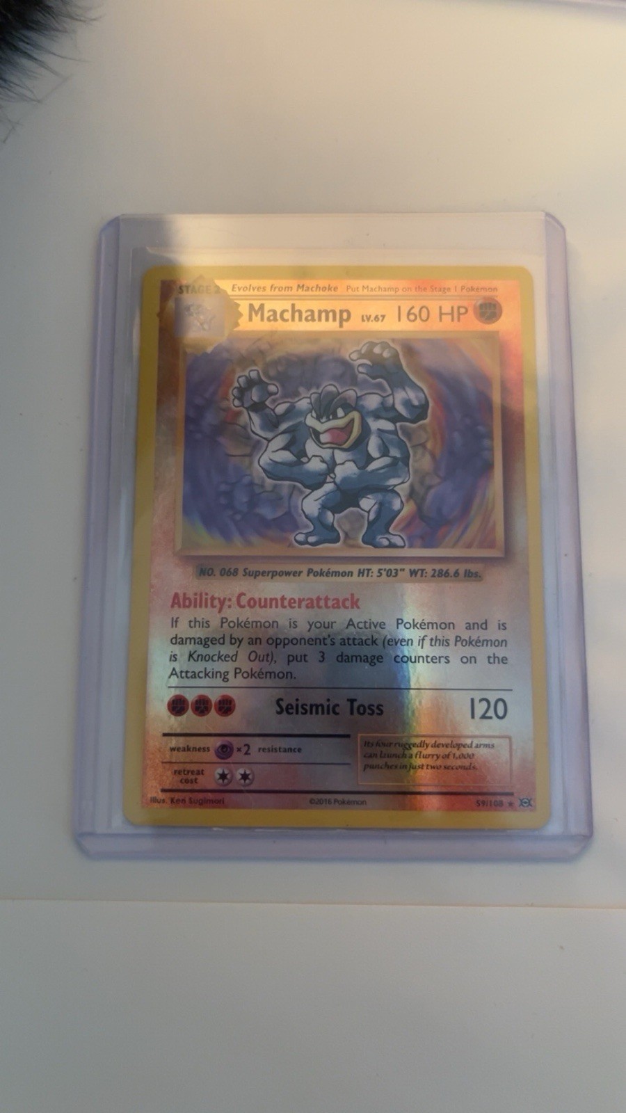 The Pokémon Company Machamp 59/108 Evolutions Reverse Holo English 160HP