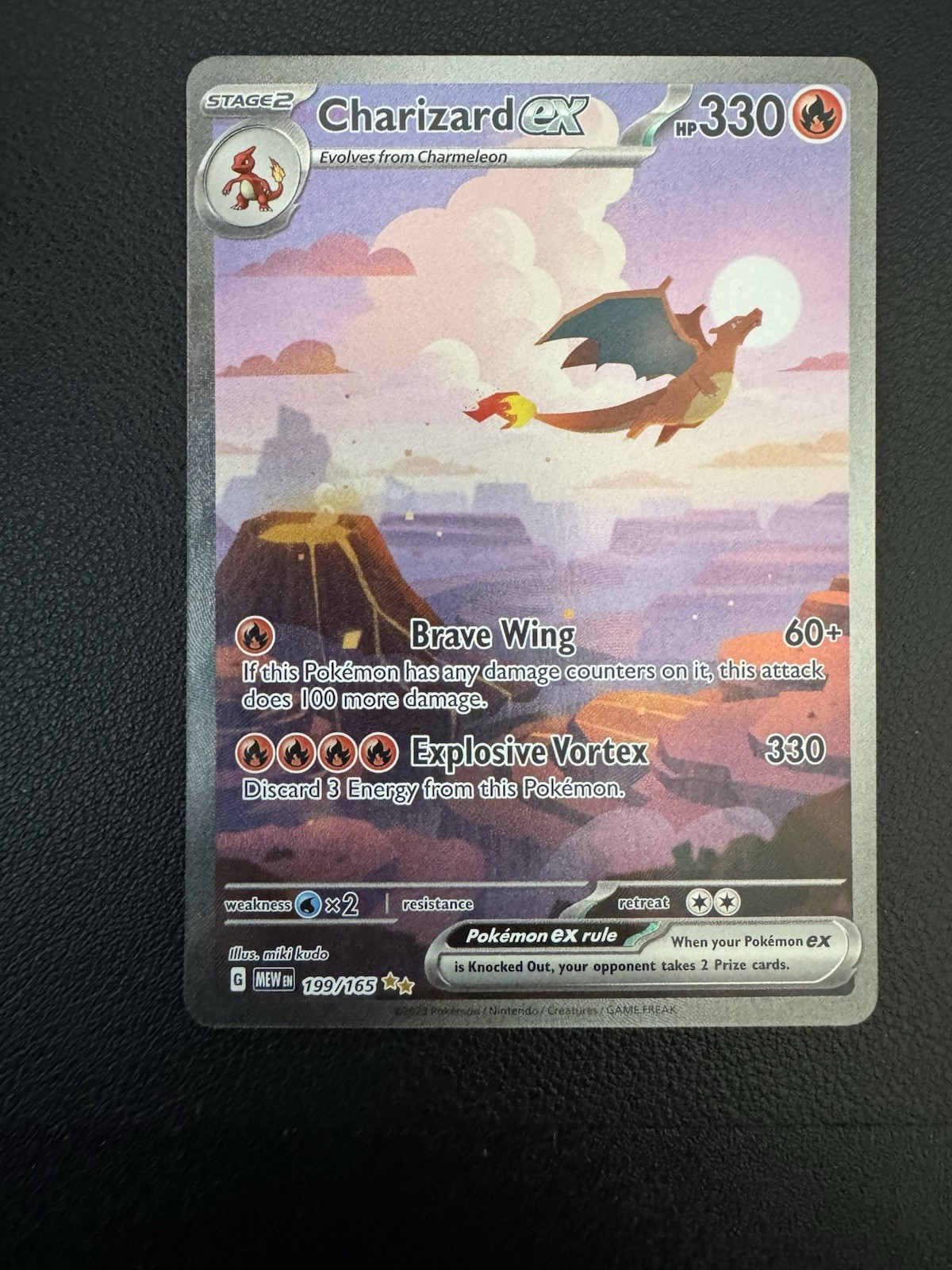 Charizard ex 199/165 Sv: Scarlet & Violet 151 Holo Charizard ex 199/165 Sv: Scarlet & Violet 151 Holo