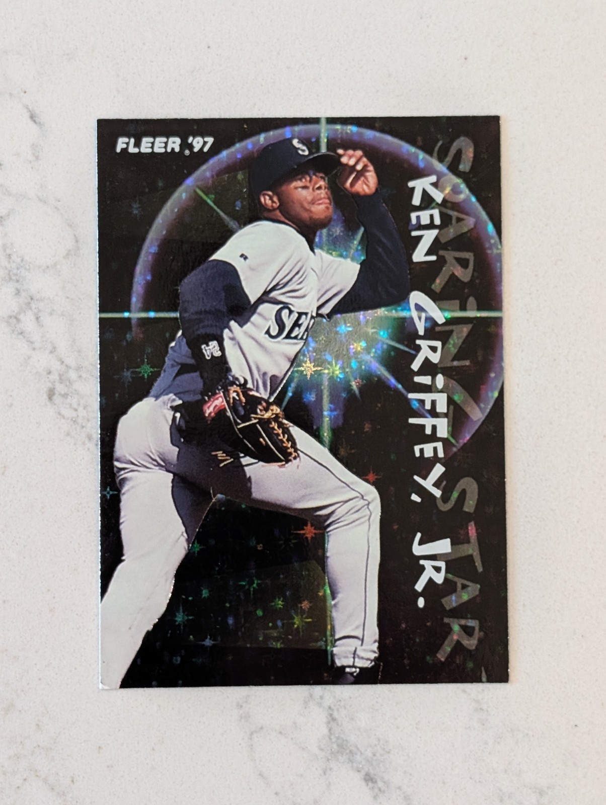 1997 Fleer - Soaring Stars Ken Griffey Jr #4 1997 Fleer - Soaring Stars Ken Griffey Jr #4