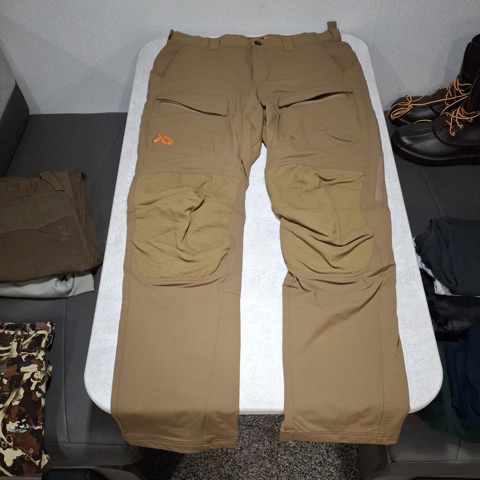 First Lite Corrugate Foundry Pants Dry Earth Fusion Adult 34x34 Removable Knee 