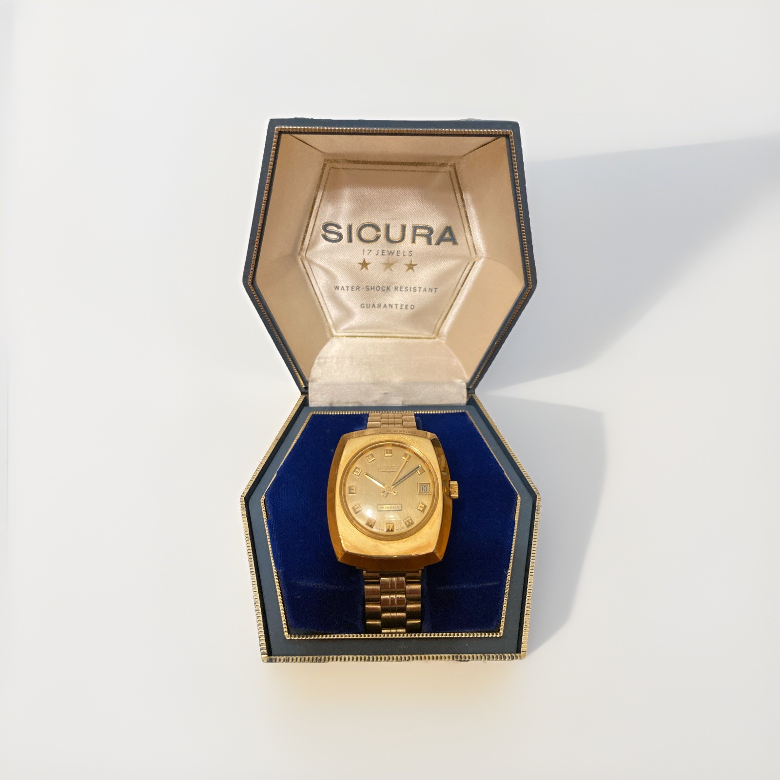 Vintage Sicura 25 Jewel Swiss Automatic Mens Watch Wind Option G2U Vintage Sicura 25 Jewel Swiss Automatic Mens Watch Wind Option G2U