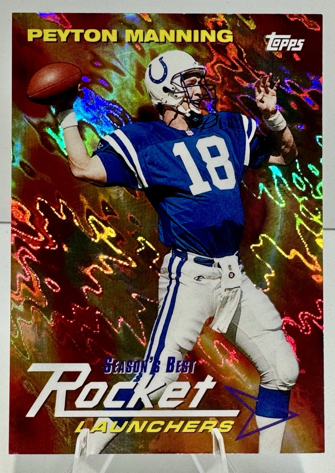Peyton Manning 1999 Topps Season\'s Best Rocket Launcher #SB10 Colts HOF