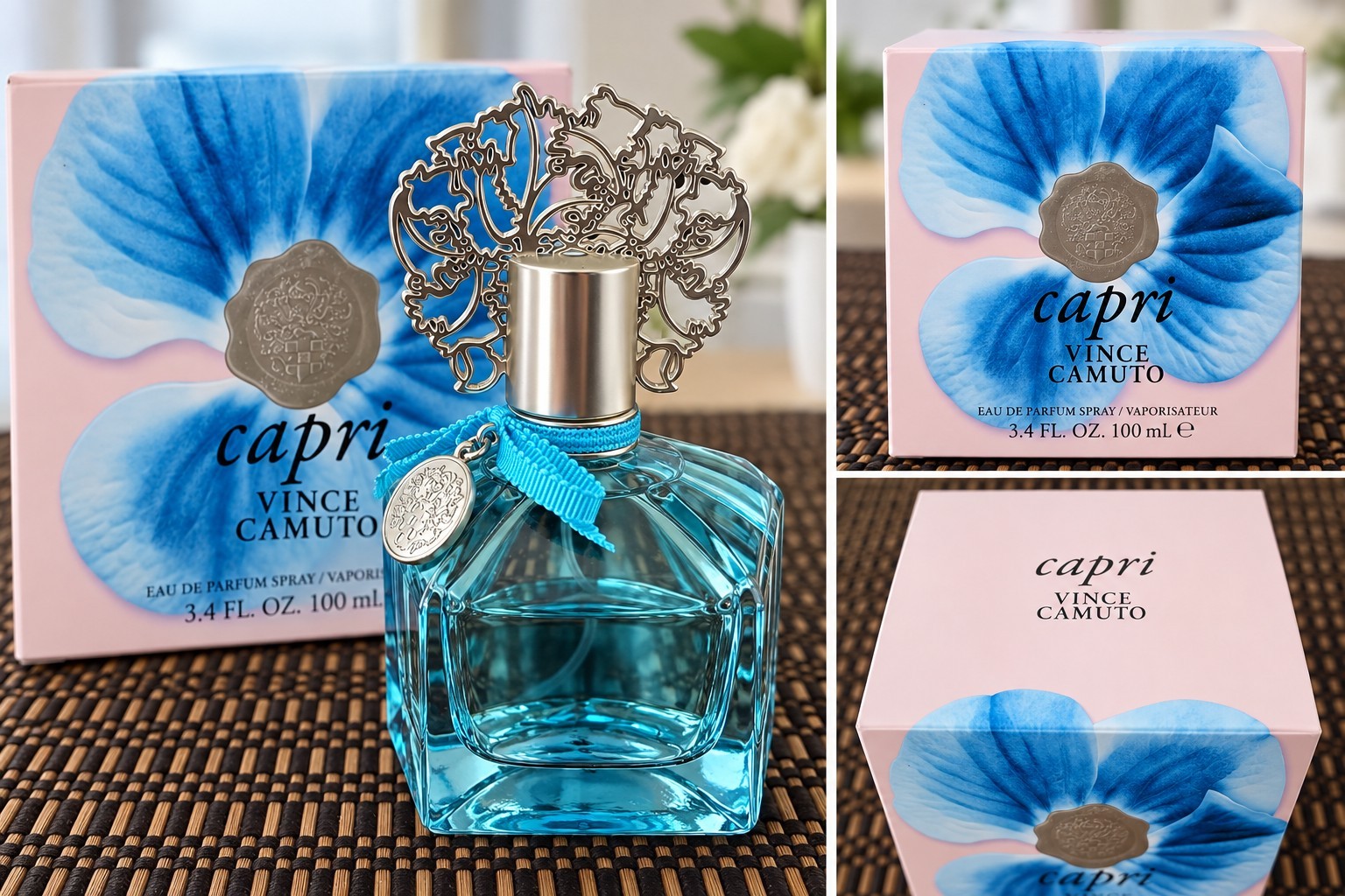 Vince Camuto Capri Eau de Parfum Spray 3.4 fl oz Regular Size Floral Vince Camuto Capri Eau de Parfum Spray 3.4 fl oz Regular Size Floral