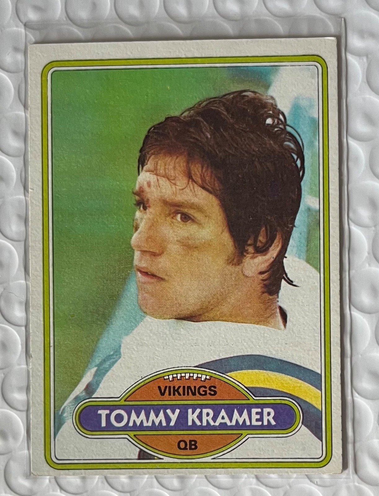 1980 Topps #138 Tommy Kramer Rookie Card 1980 Topps #138 Tommy Kramer Rookie Card
