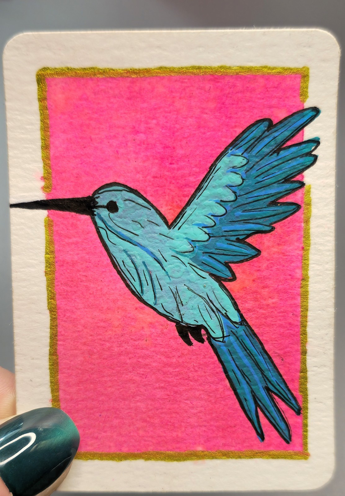 ACEO Original Painting, \