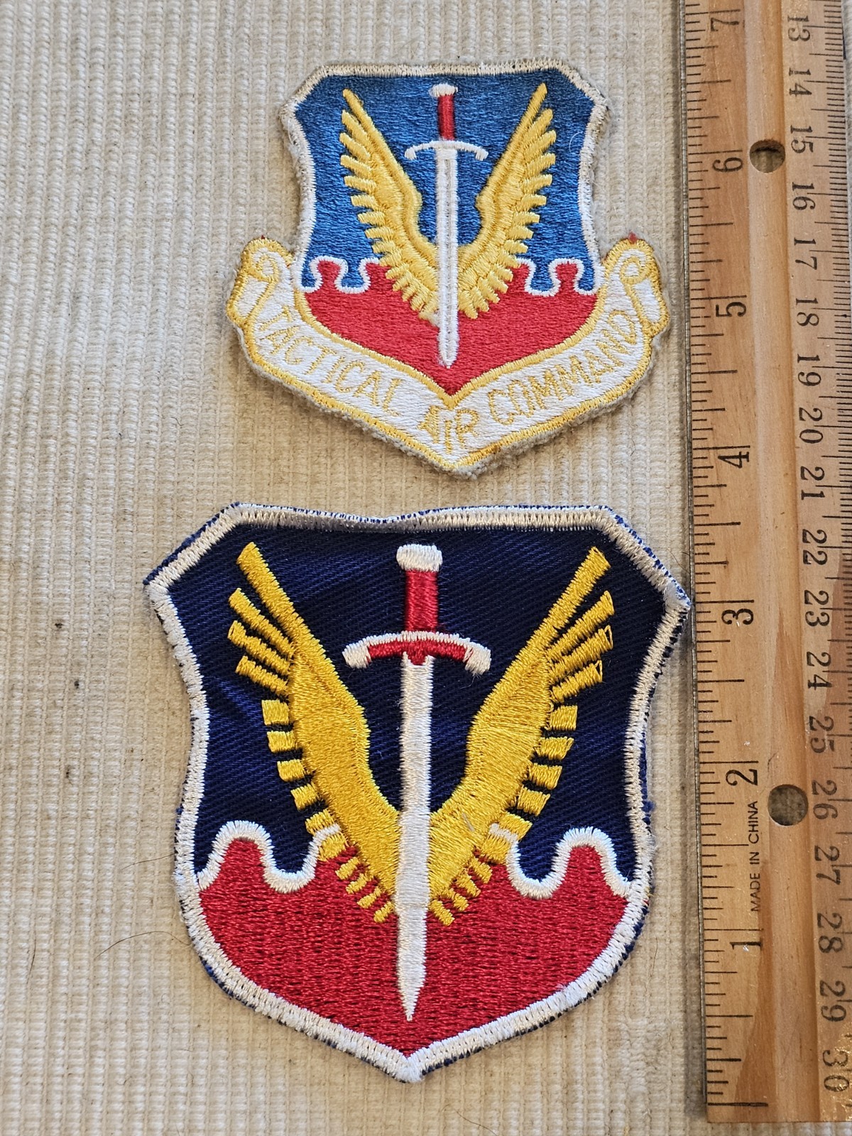 1950s 60s USAF Air Force Vietnam Cold War No Tab Strategic Cmd Patch Set L@@K