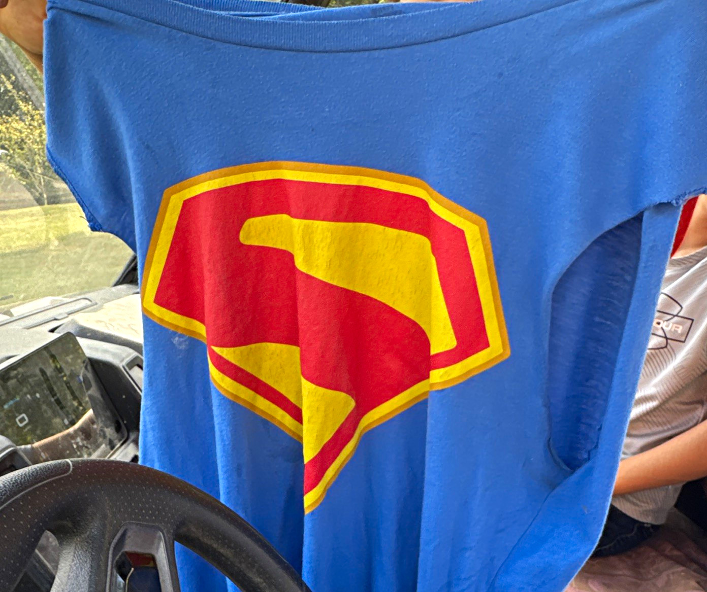 DC Superman Logo Graphic T-Shirt Men\'s M Blue Round Neck Sleeveless DC Superman Logo Graphic T-Shirt Men\'s M Blue Round Neck Sleeveless