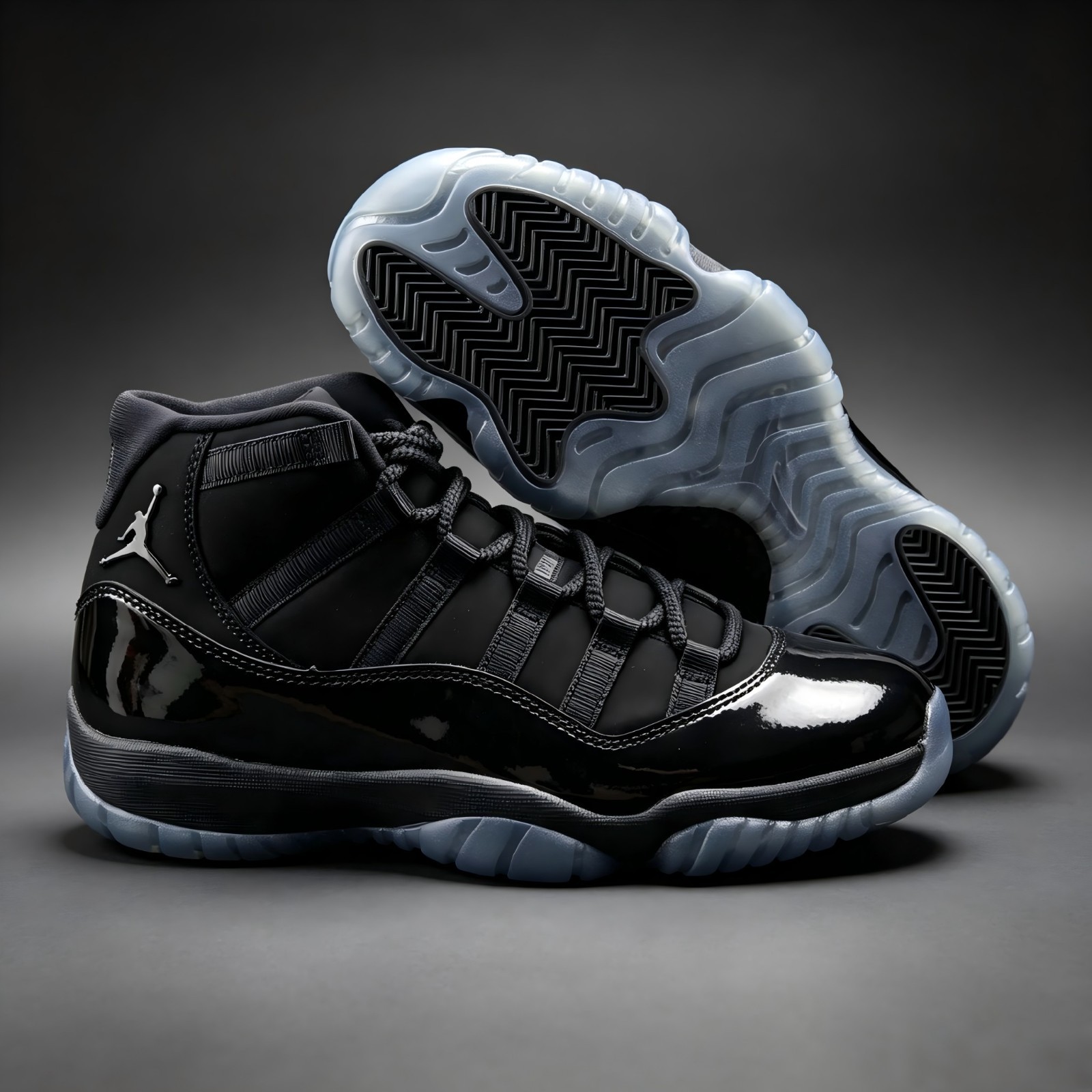Free Shipping Jordan 11 Retro Cap and Gown 378037-005 Men\'s Size 7-13