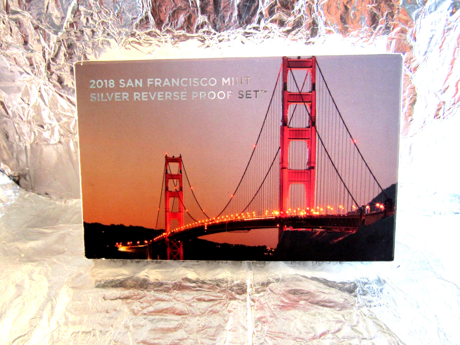 2018-S US Mint Silver Reverse Proof Set Original Packaging COA