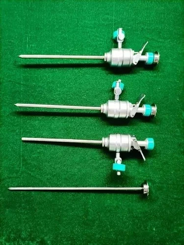 3PCS Laparoscopic Trocar Cannula 3mmx120mm Surgical Stainless Steel Instruments