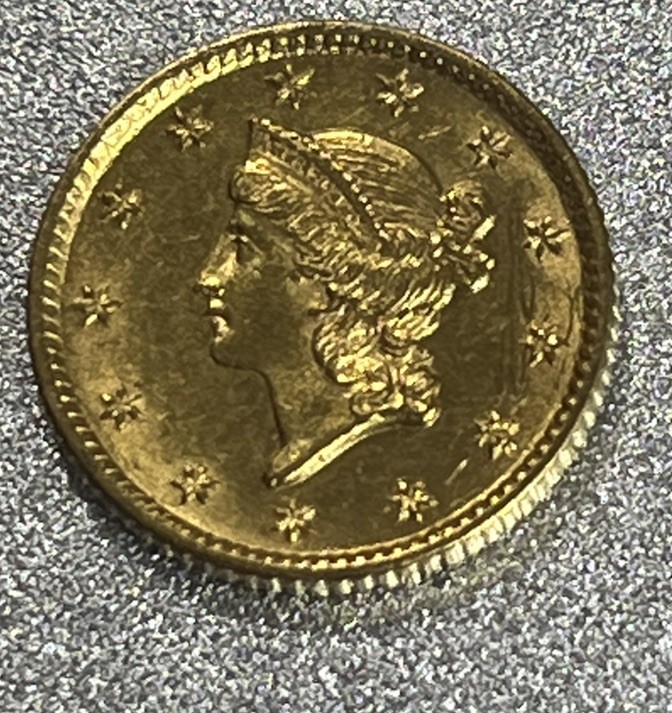 1853 Liberty Head Gold Dollar, U.S. G$1 Type 1 Coin 1853 Liberty Head Gold Dollar, U.S. G$1 Type 1 Coin