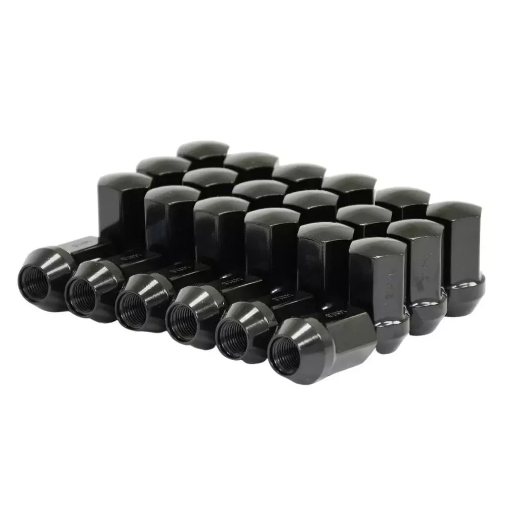 24pcs Black 14x1.5mm GMC Chevy RAM Dodge Factory Style Lug 7/8 24pcs Black 14x1.5mm GMC Chevy RAM Dodge Factory Style Lug 7/8