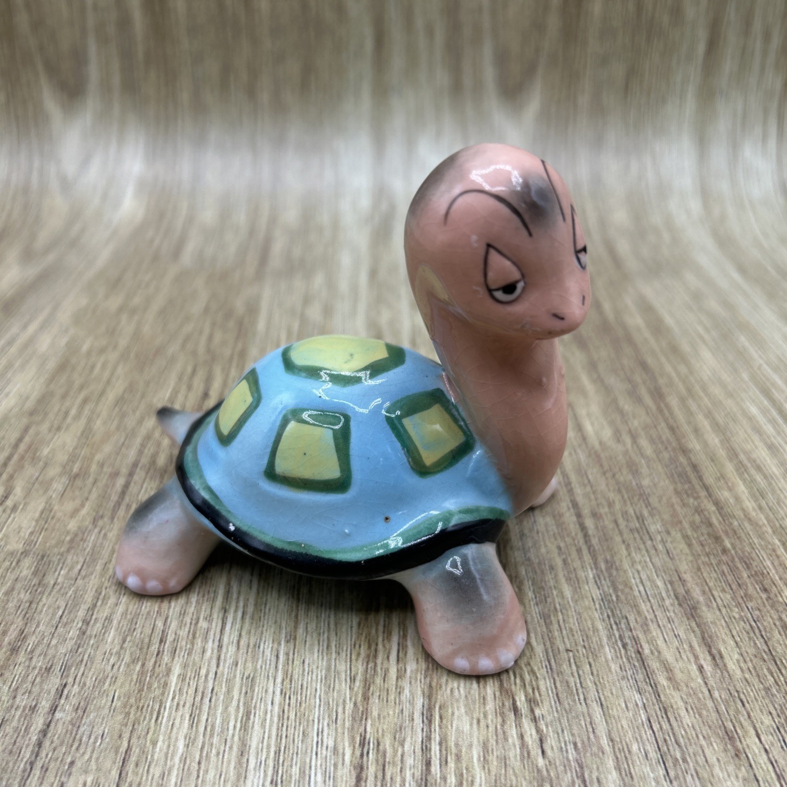 Vintage Kreiss Psycho Ceramics Turtle Figurine 1950s MCM 3