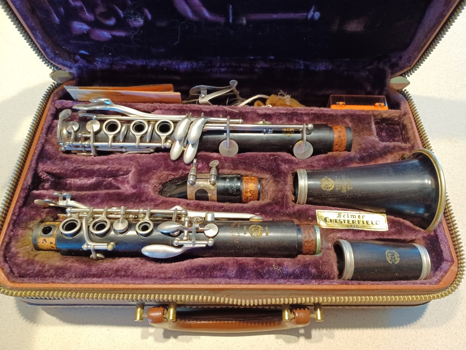 Vintade Selmer Paris France Clarinet Series 9  Series   early 1960\'s Nice Case