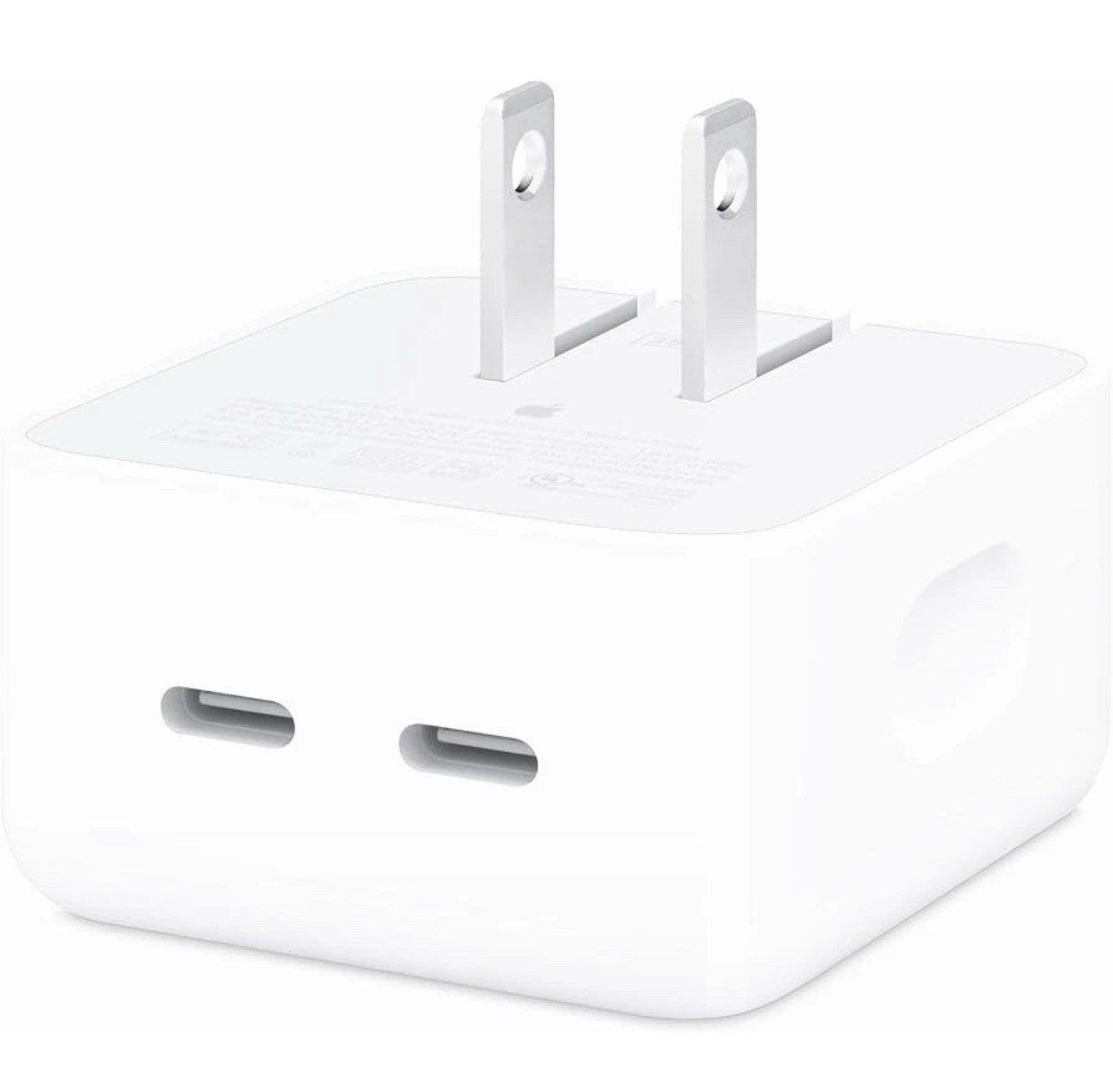 Genuine Apple 35W Dual USB-C Port Compact Power Adapter MNWM3AM/A A2571