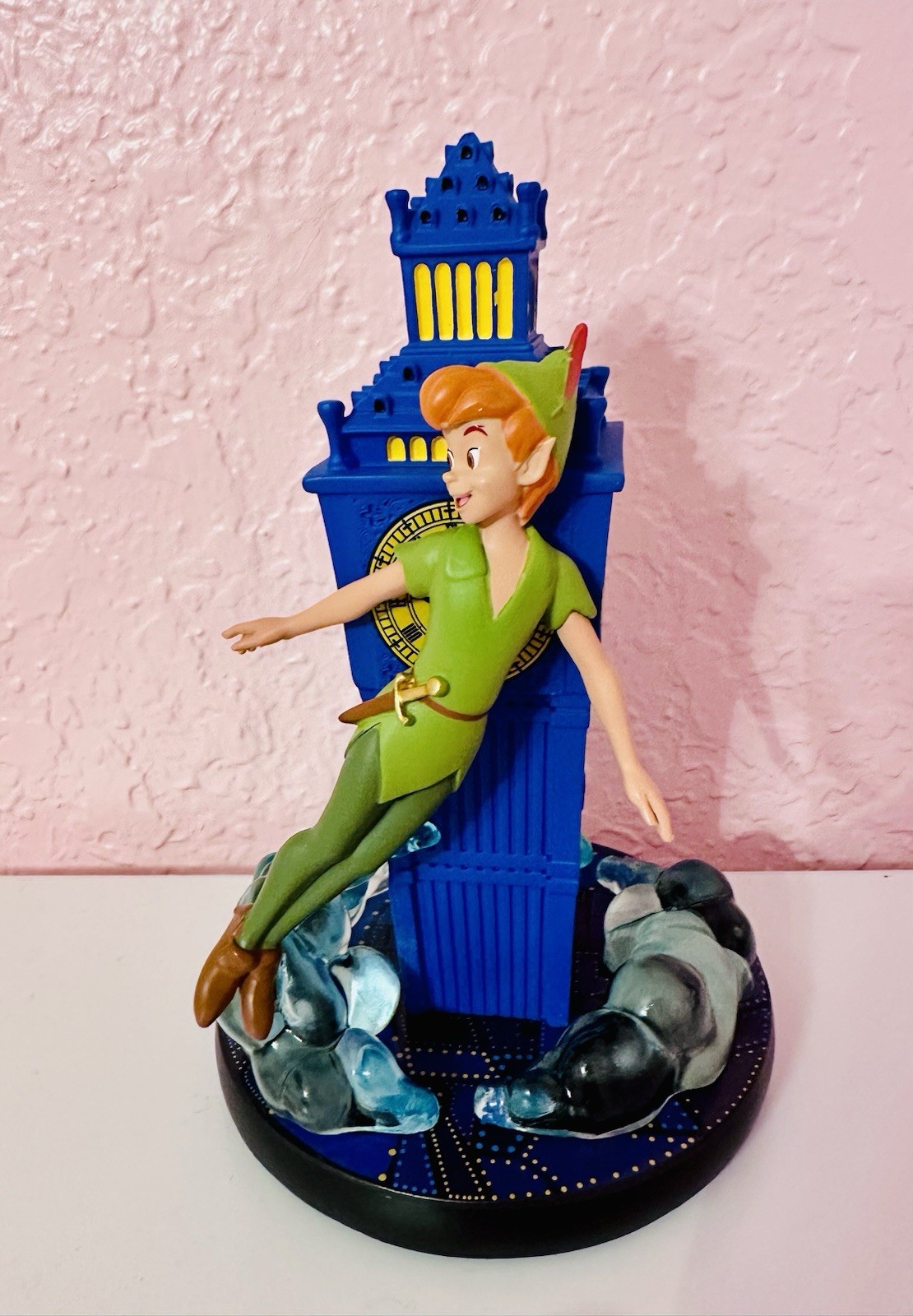 Peter Pan With Clock Figurine Peter Pan With Clock Figurine