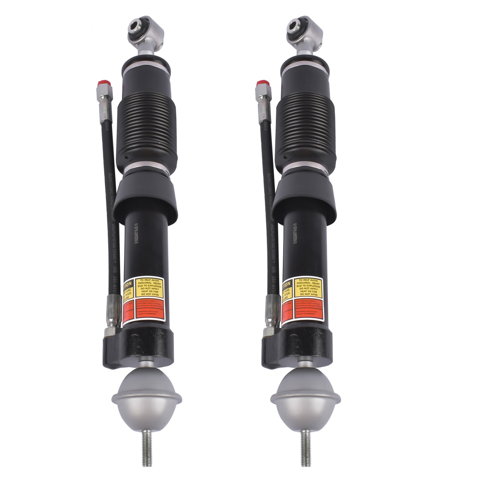 2Pcs Rear Shock Absorber Strut for Mercedes‑Benz W140 S CL Class 1992‑1999