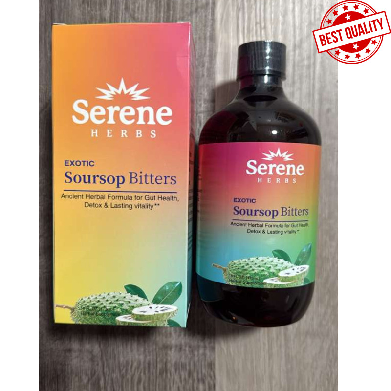 Soursop Bitters Pure 16 oz  100% Natural Detox Herb