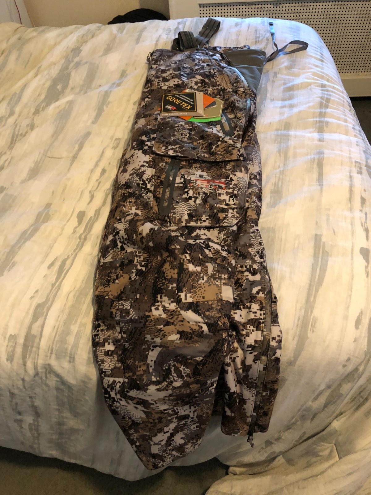 New Sitka Incinerator AeroLite Bib Optifade Elevated II Mens-XL 30082-EV-XL