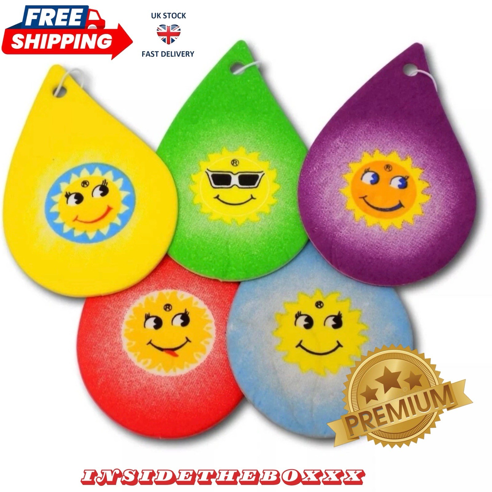 50x Car Air Fresheners Coveva Valeting Caravan, Home, Air Fresheners Tear Drops