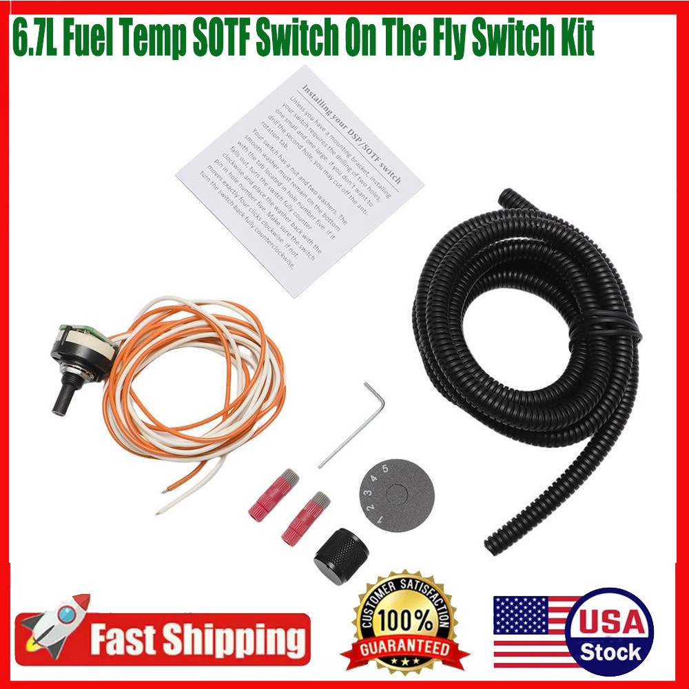 For 2008-2019 Ford Powerstroke 6.7 Fuel Temp SOTF Switch On The Fly Switch US