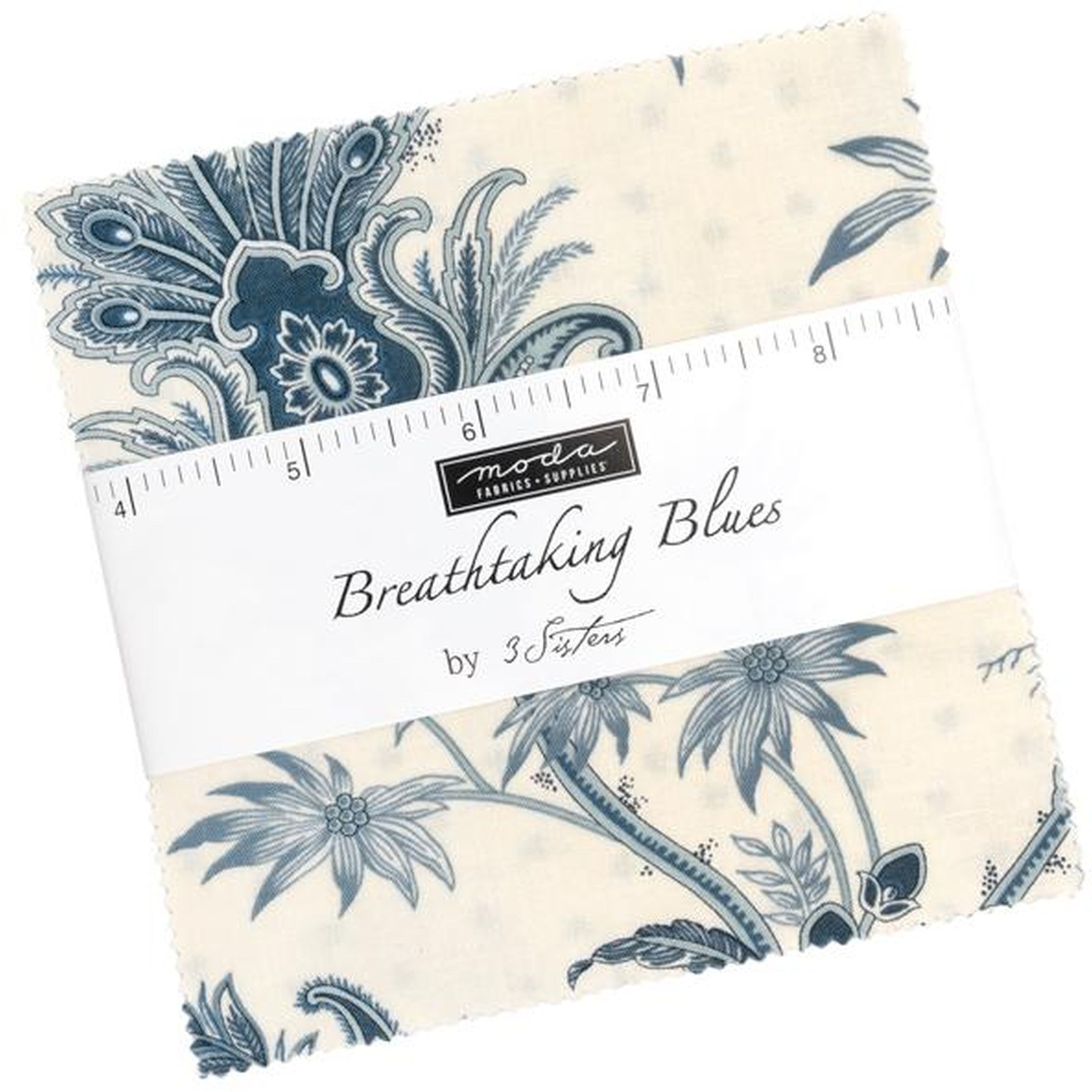Moda BREATHTAKING BLUES Charm Pack 100% Cotton 5\