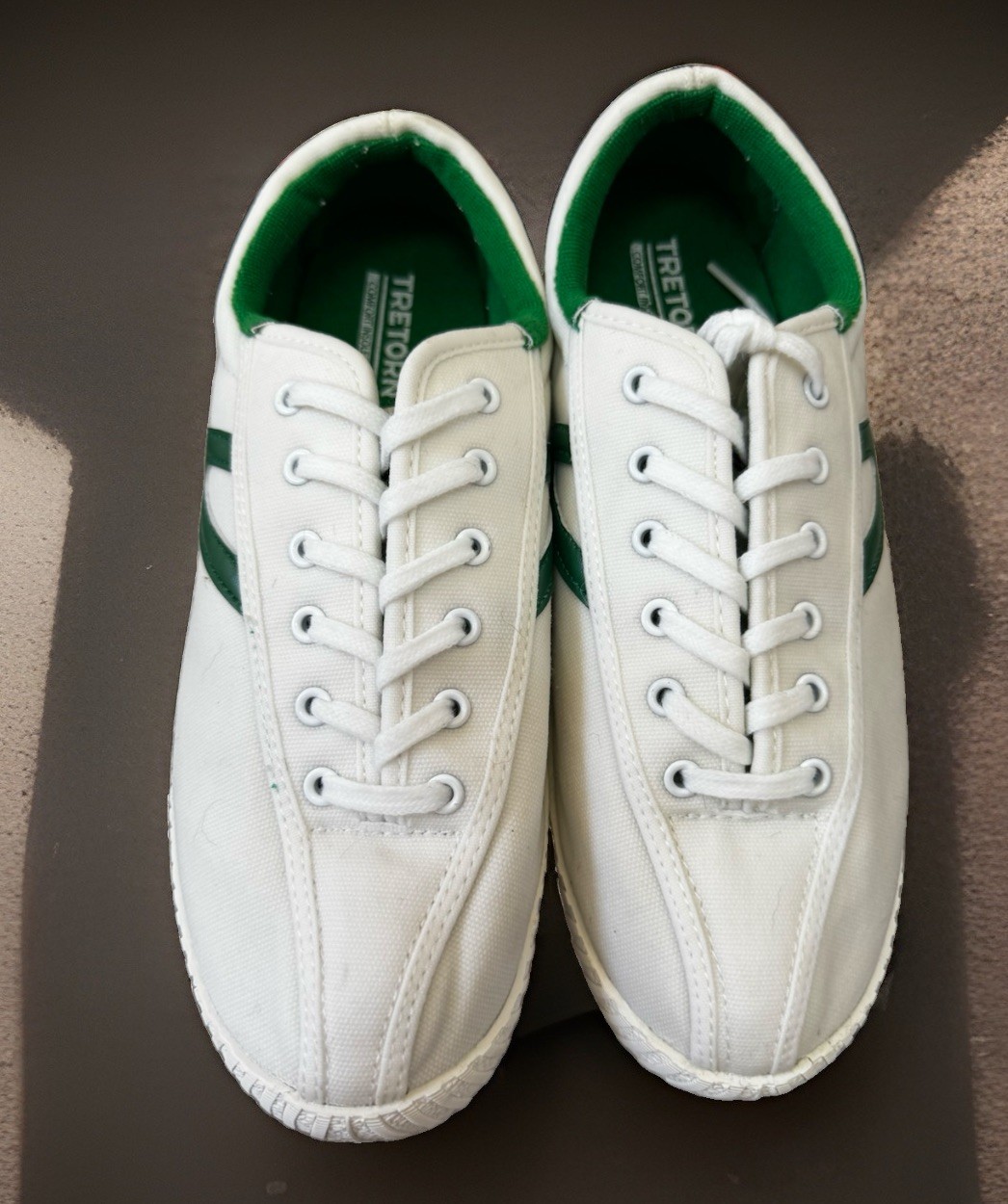 Tretorn Women\'s Nylite Canvas Original Sneakers Green/White Size 11 M Tretorn Women\'s Nylite Canvas Original Sneakers Green/White Size 11 M