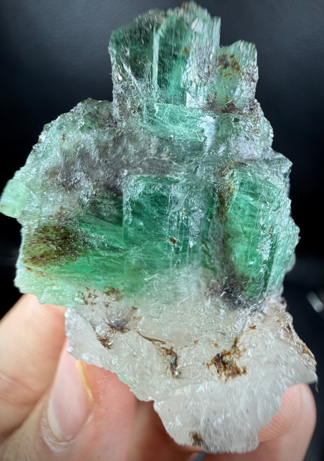 44 Gram Natural Emerald crystal specimen from Pakistan @mineral specimen
