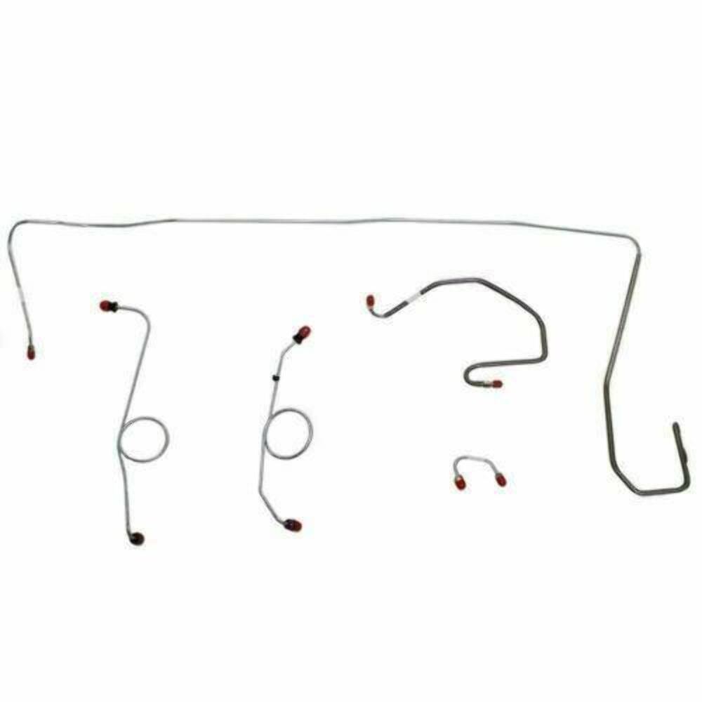 1970-71 Dodge Challenger Front Brake Line Kit Power Disc Brakes-EKT7007SS 1970-71 Dodge Challenger Front Brake Line Kit Power Disc Brakes-EKT7007SS