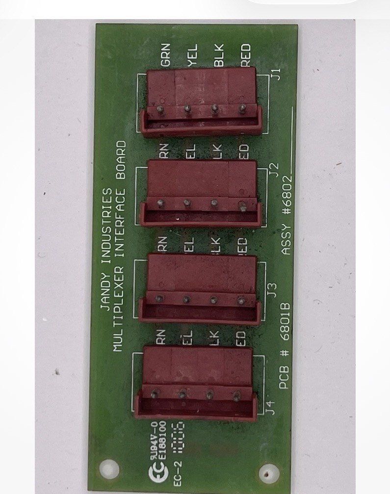 Jandy 6802 Multiplexer Interface Board PCB 6801B AquaLink RS NOS Tested 