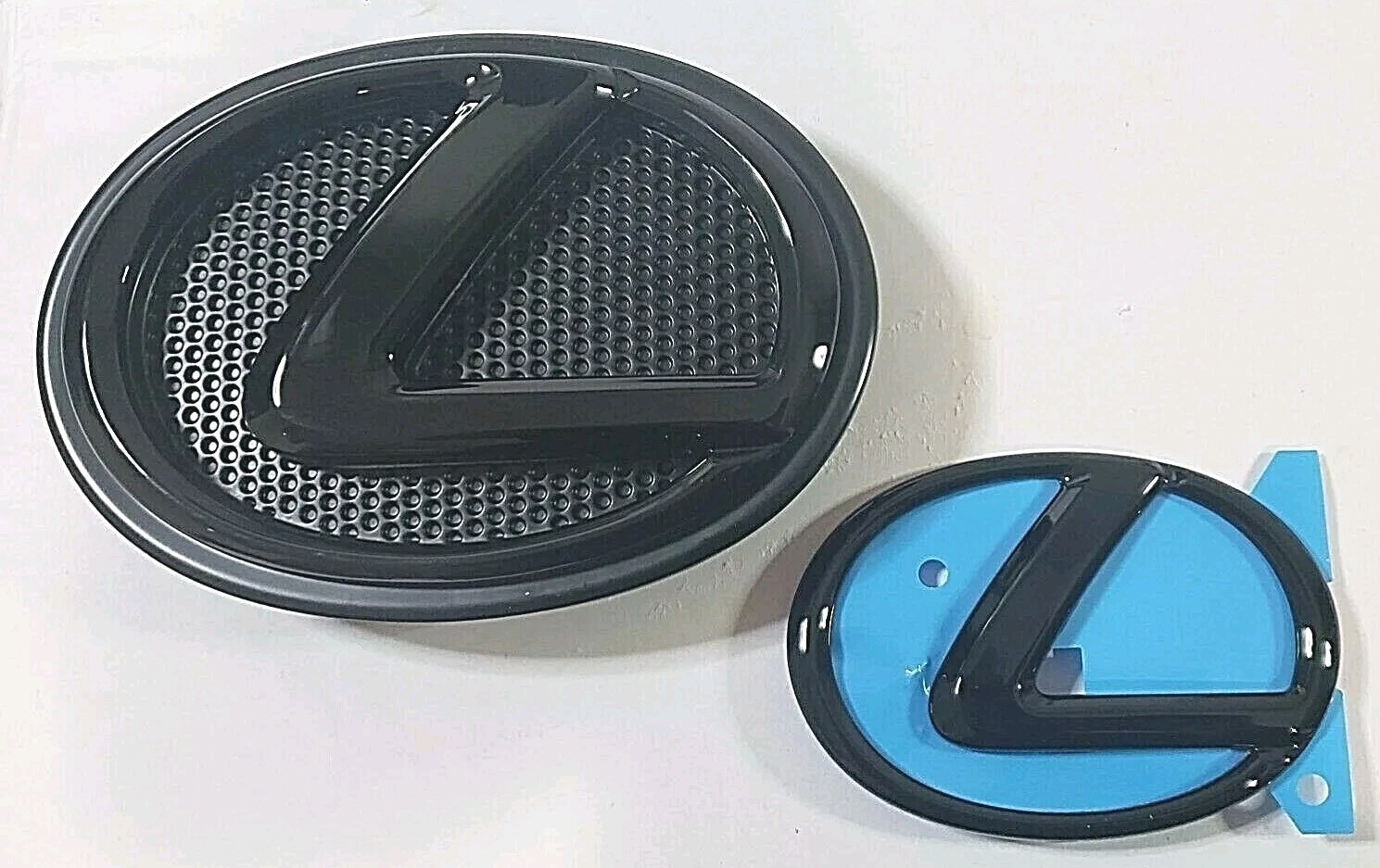 FITS LEXUS IS300 PEARL BLACK EMBLEM FF RR FRONT REAR SET 2016 2017