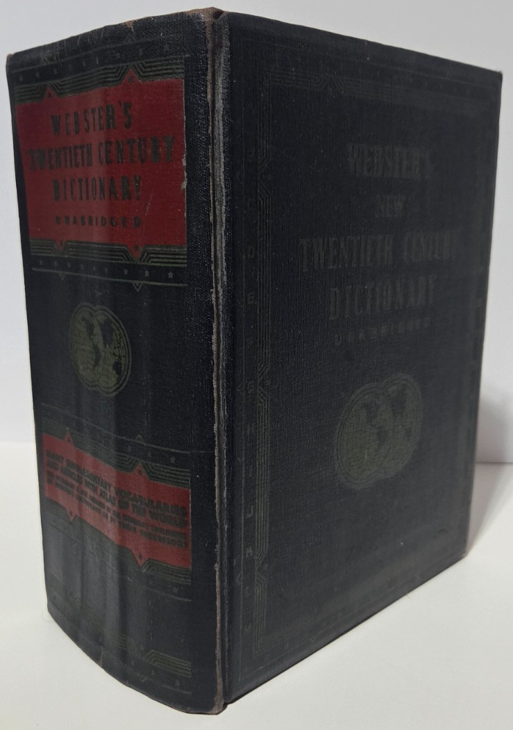 Webster\'s New Twentieth Century Dictionary English Unabridged 1947 Vintage WW2 Webster\'s New Twentieth Century Dictionary English Unabridged 1947 Vintage WW2