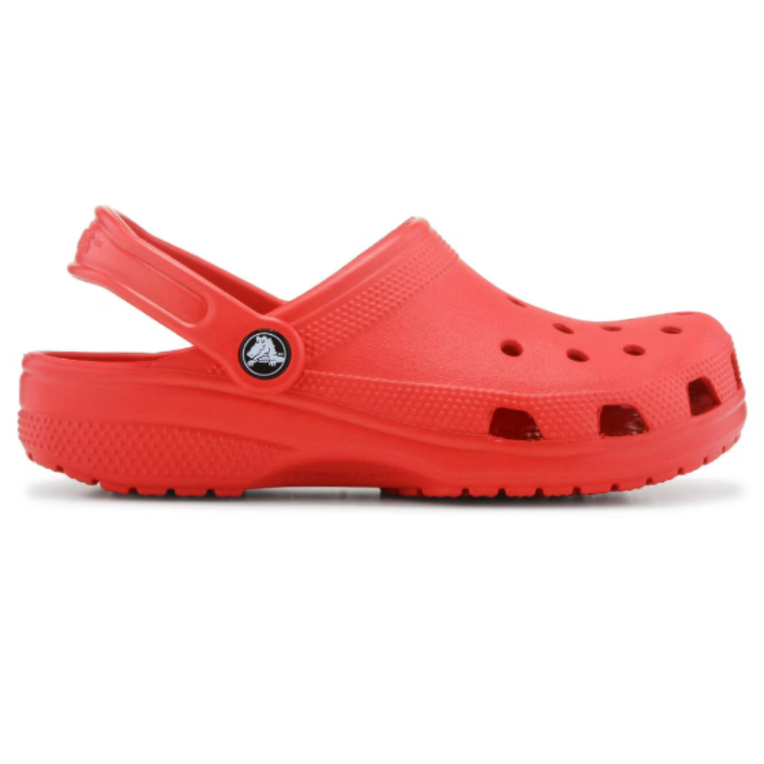 Crocs Red Unisex Adult Classic Slip On Sandals Ultra Light Water-Friendly Clogs