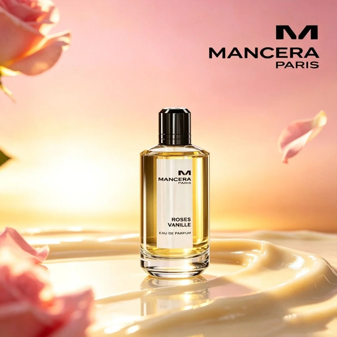 Mancera Roses Vanille EDP 120ml 4oz Women\'s Floral Gourmand Lemon Musk Cedar