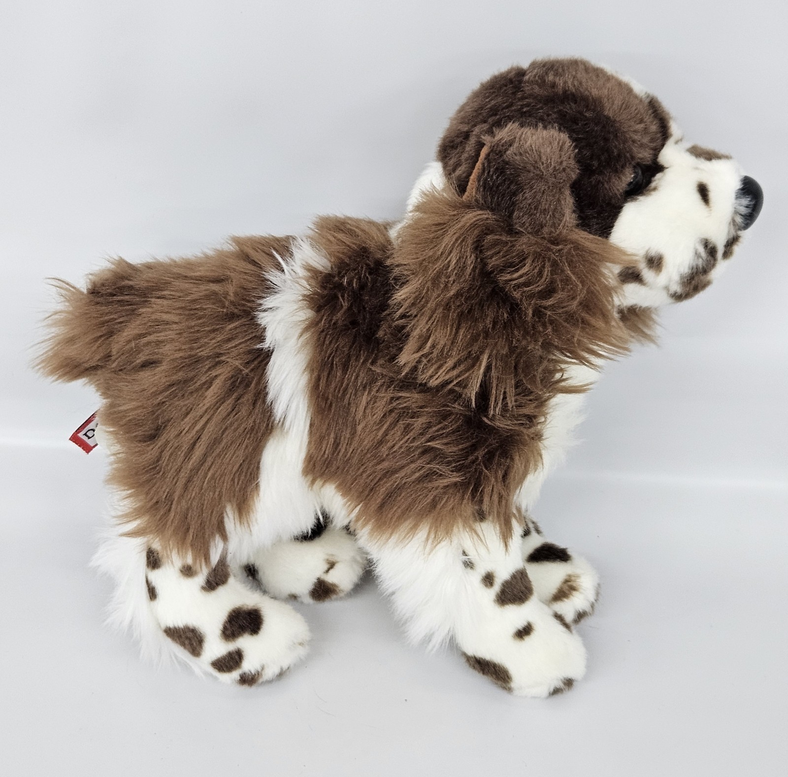 Douglas Cuddle Toys Springer Spaniel “Tick Tock” #1907 Brown White RARE RETIRED
