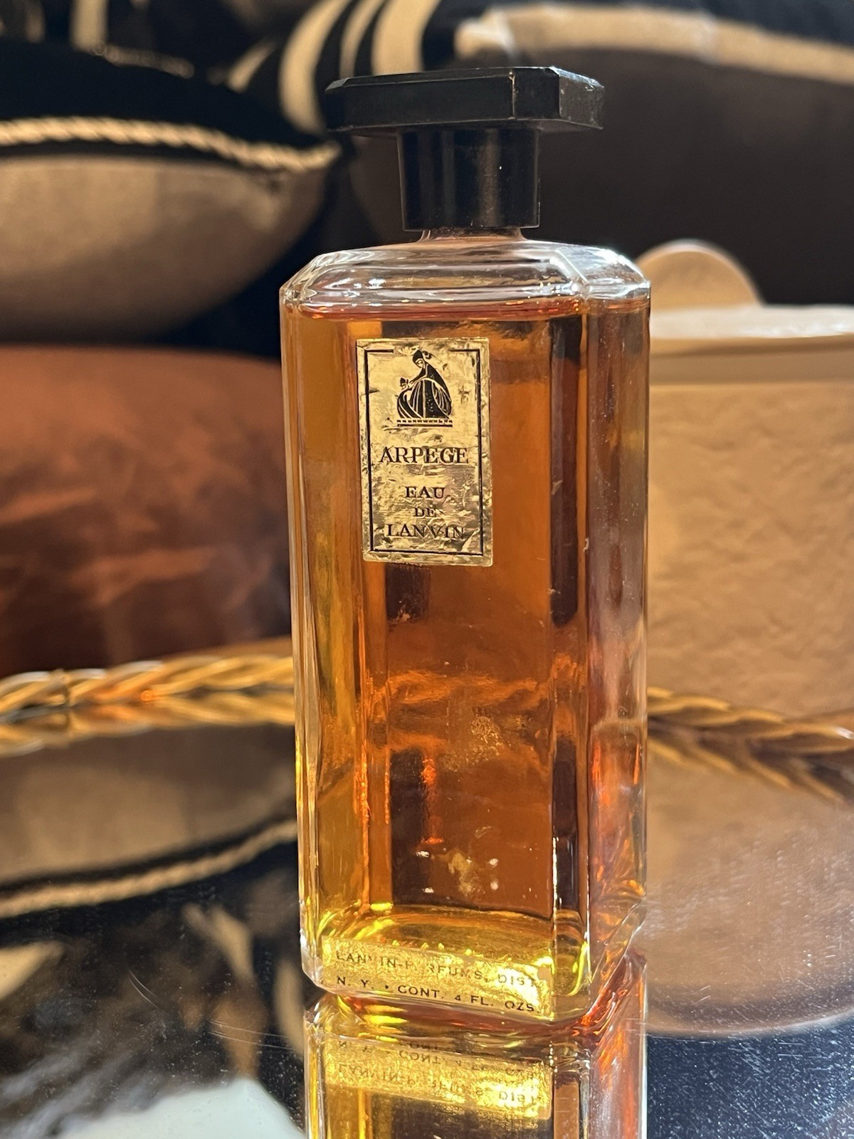 Vintage Arpège Eau de Lanvin 1927 Parfums., 4 fl.oz, New York