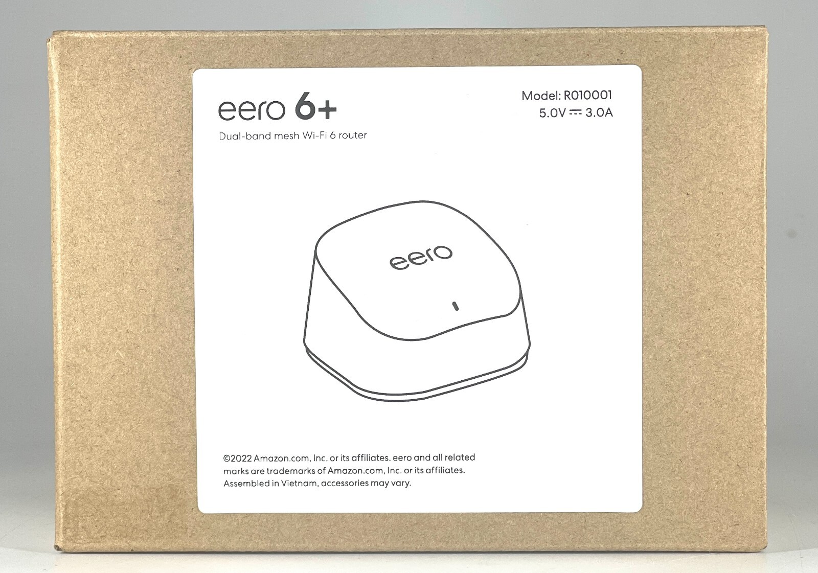 EERO 6 Plus Dual Band Mesh Wi-Fi Router Speeds Up To 1 Gbps 1,500 Sq Ft - White