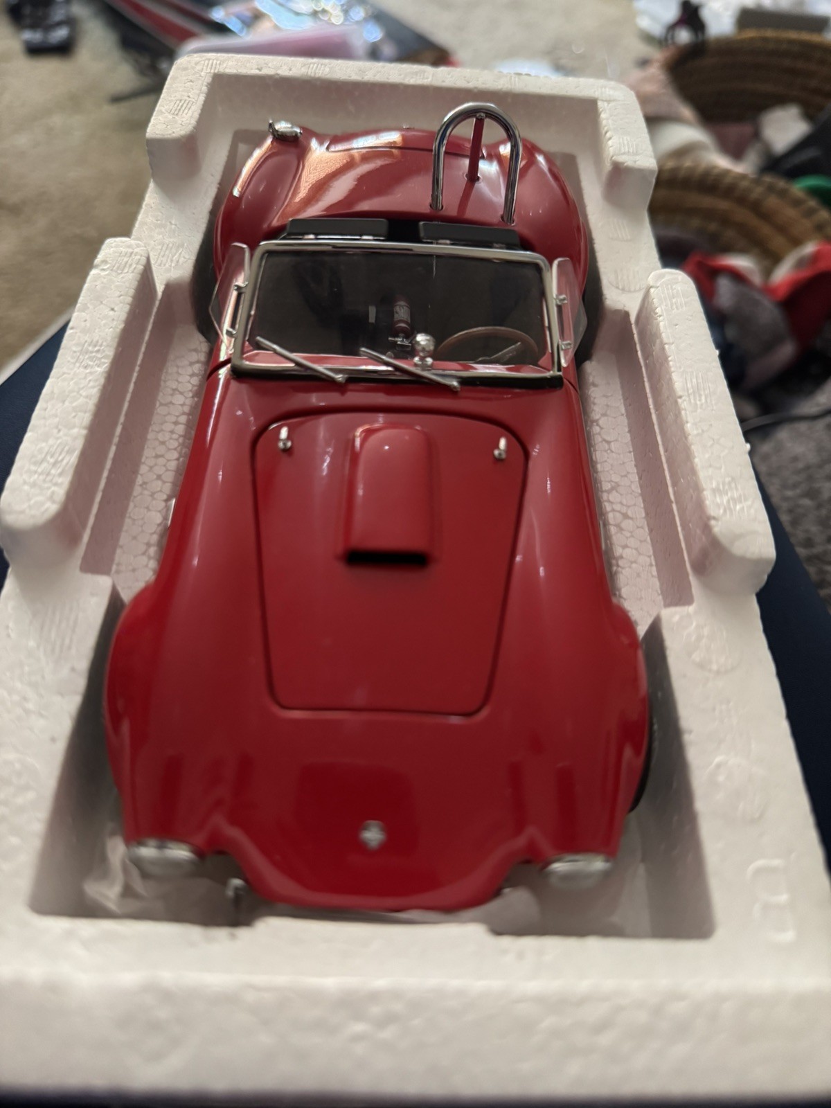 Creative Masters 1/20 Shelby Cobra 427 S/C Red Diecast Model Car Rare Japan box Creative Masters 1/20 Shelby Cobra 427 S/C Red Diecast Model Car Rare Japan box