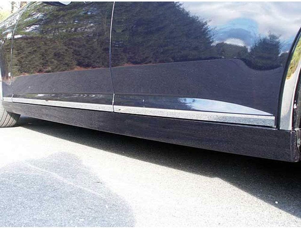 6p Luxury FX Chrome 1 1/8\' Rocker Panel Molding for 2005-2011 Cadillac STS