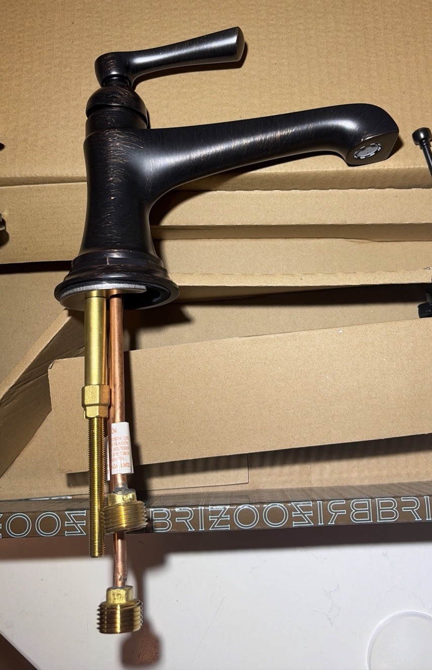 Bronze Brizo Rook Single Handle Lavatory Faucet Venetian 65060LF-RB New-Open Box