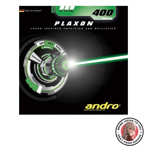 Andro Plaxon 400 Black Table Tennis Rubber 2.0 mm 112251