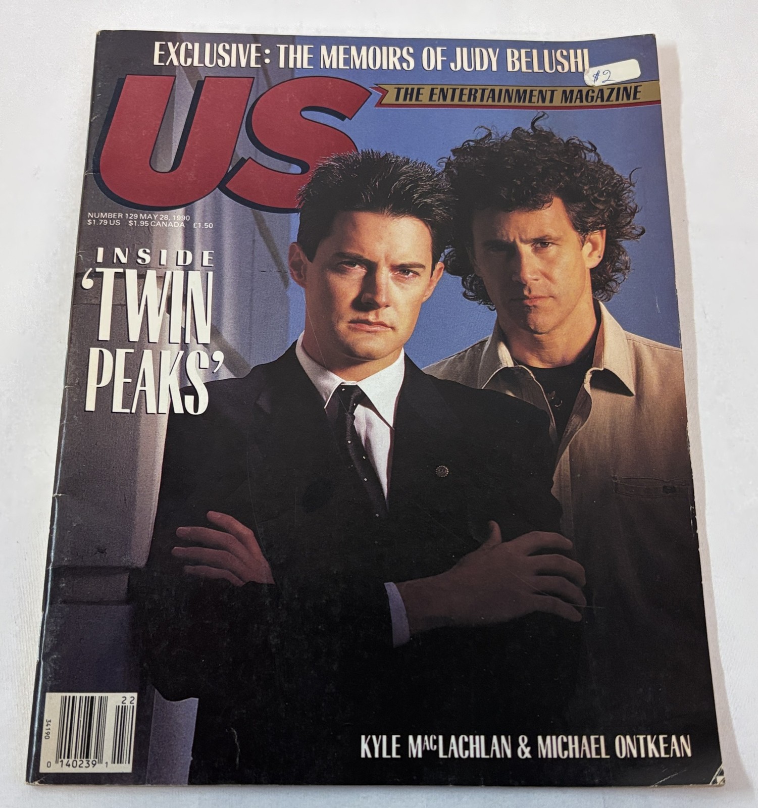 May 28, 1990 US magazine~ TWIN PEAKS,John Belushi,Helen Slater,Robert Pastorelli