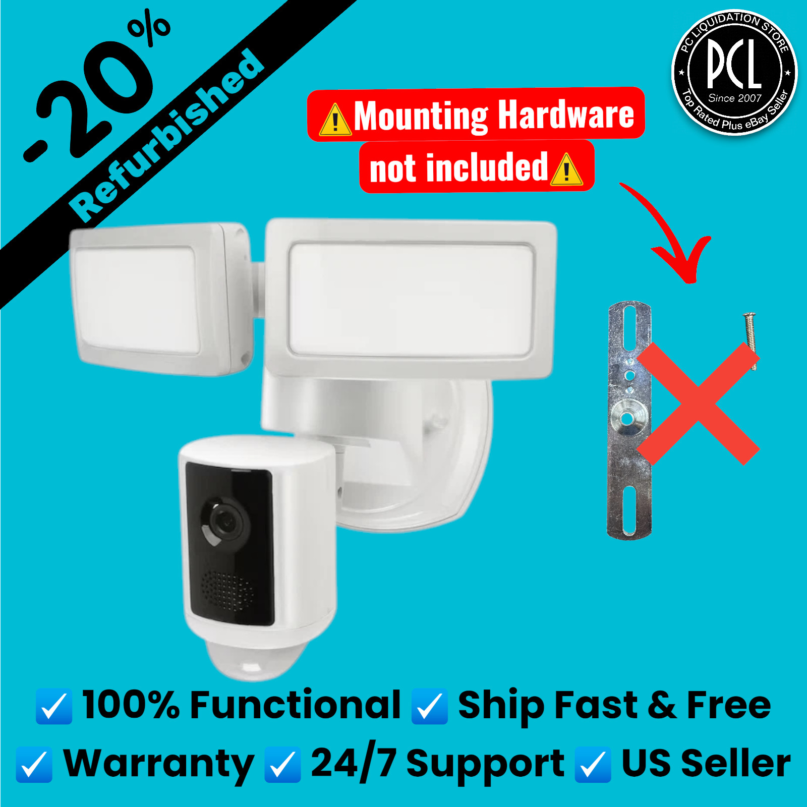 ✅ Feit Electric 1080P HD Smart Flood Light Security Camera - White SEC3000CAM ✅ ✅ Feit Electric 1080P HD Smart Flood Light Security Camera - White SEC3000CAM ✅
