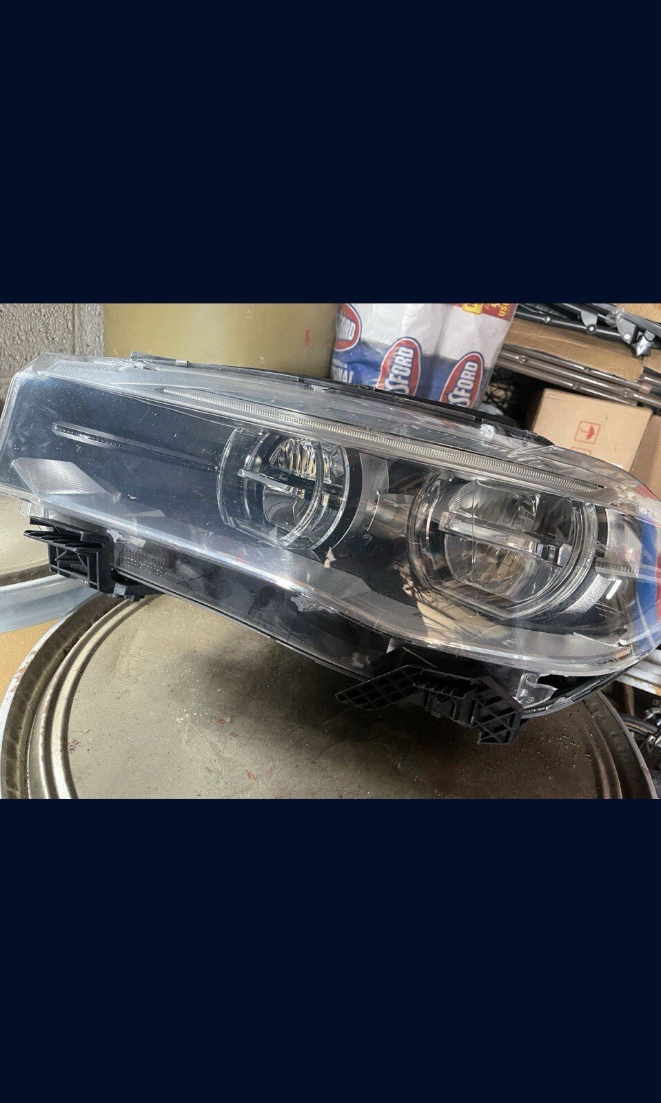 14-18 BMW X5 X6 F15 F16 Left Driver Xenon Adaptive Headlight Bare OEM 14-18 BMW X5 X6 F15 F16 Left Driver Xenon Adaptive Headlight Bare OEM