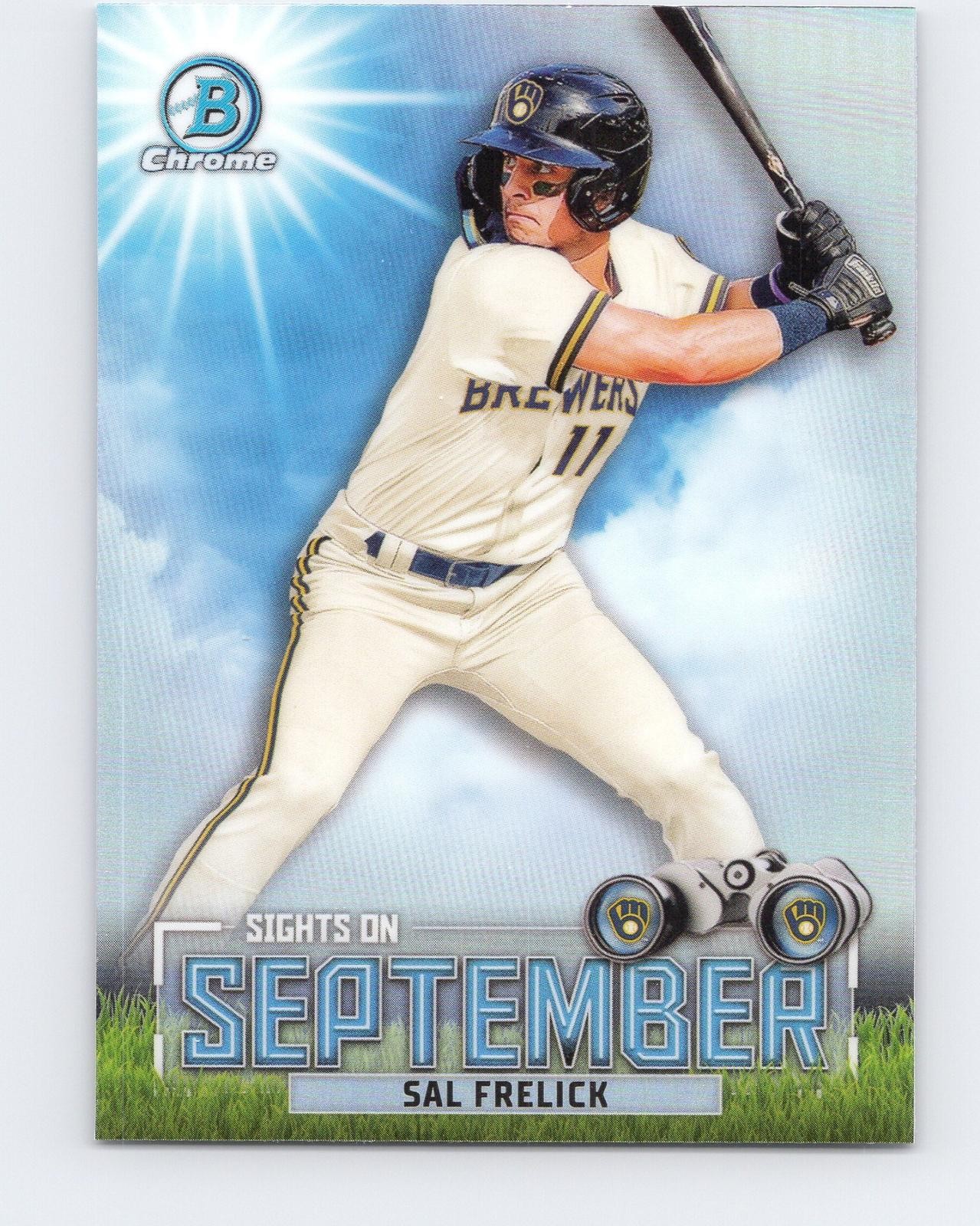 2023 Bowman #SOS-12 Sal Frelick Sights on September Milwaukee Brewers 2023 Bowman #SOS-12 Sal Frelick Sights on September Milwaukee Brewers
